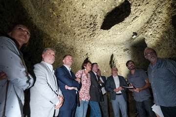 El Centro de Interpretación de Risco Caído, preparado para recibir a visitantes (Foto TA)